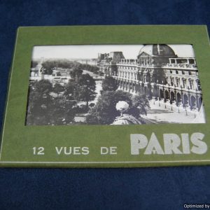 12 Views of Paris Post card set. War Time