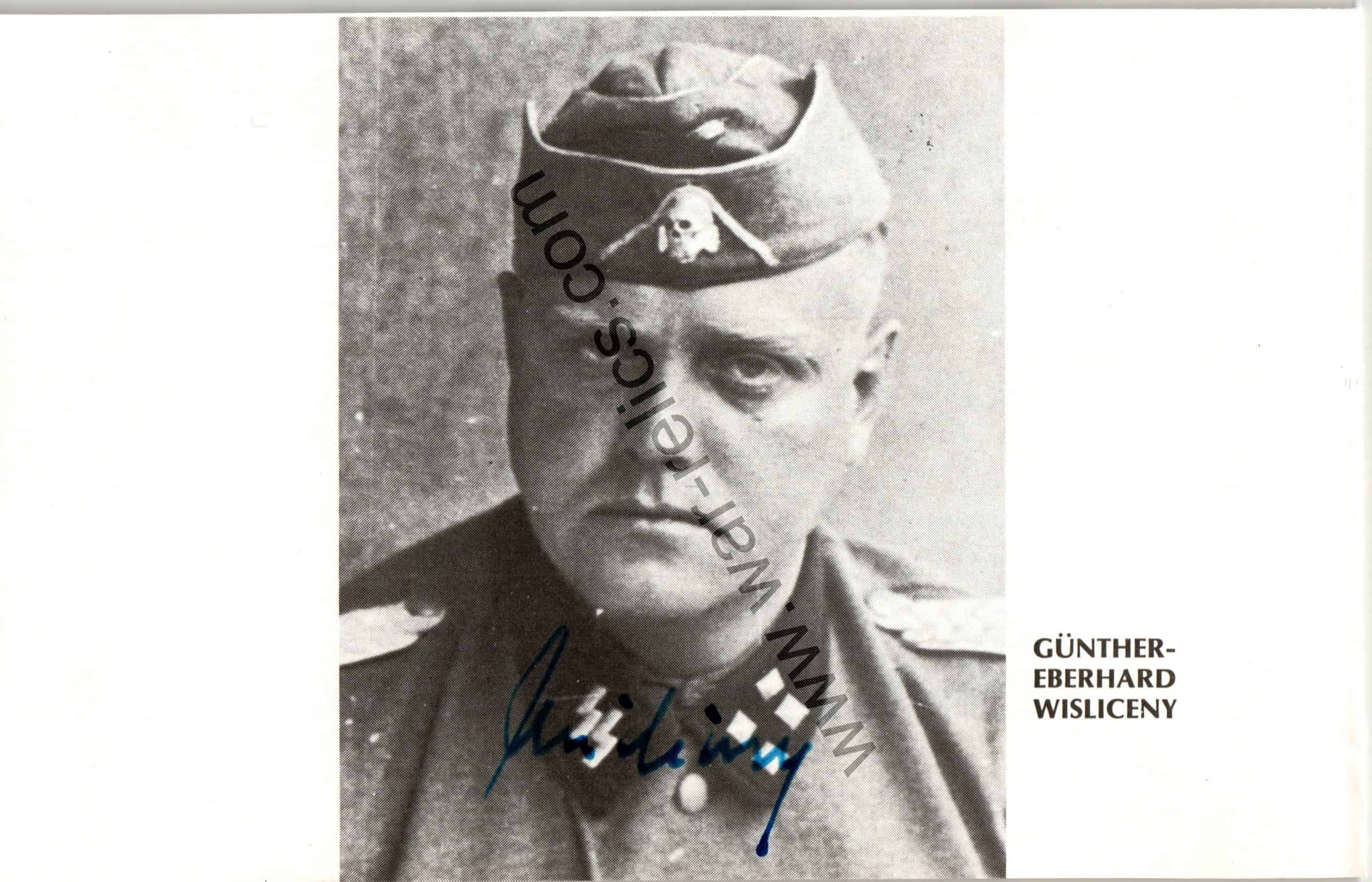 Günther-Eberhardt Wisliceny signature