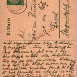 Field Hans Gerd Von Rundstedt (son of field marshall) Signature