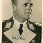 Field Marshall Erhard Milch Signature