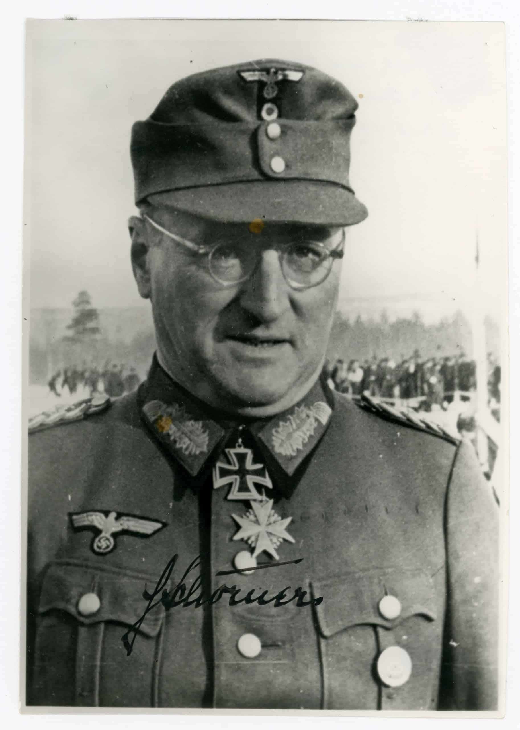 Field Marshall Ferdinand Schörner Signature