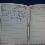 SMGL-2607 Heer Wehrpass Kurt Allmann Carpenter. Battle entry