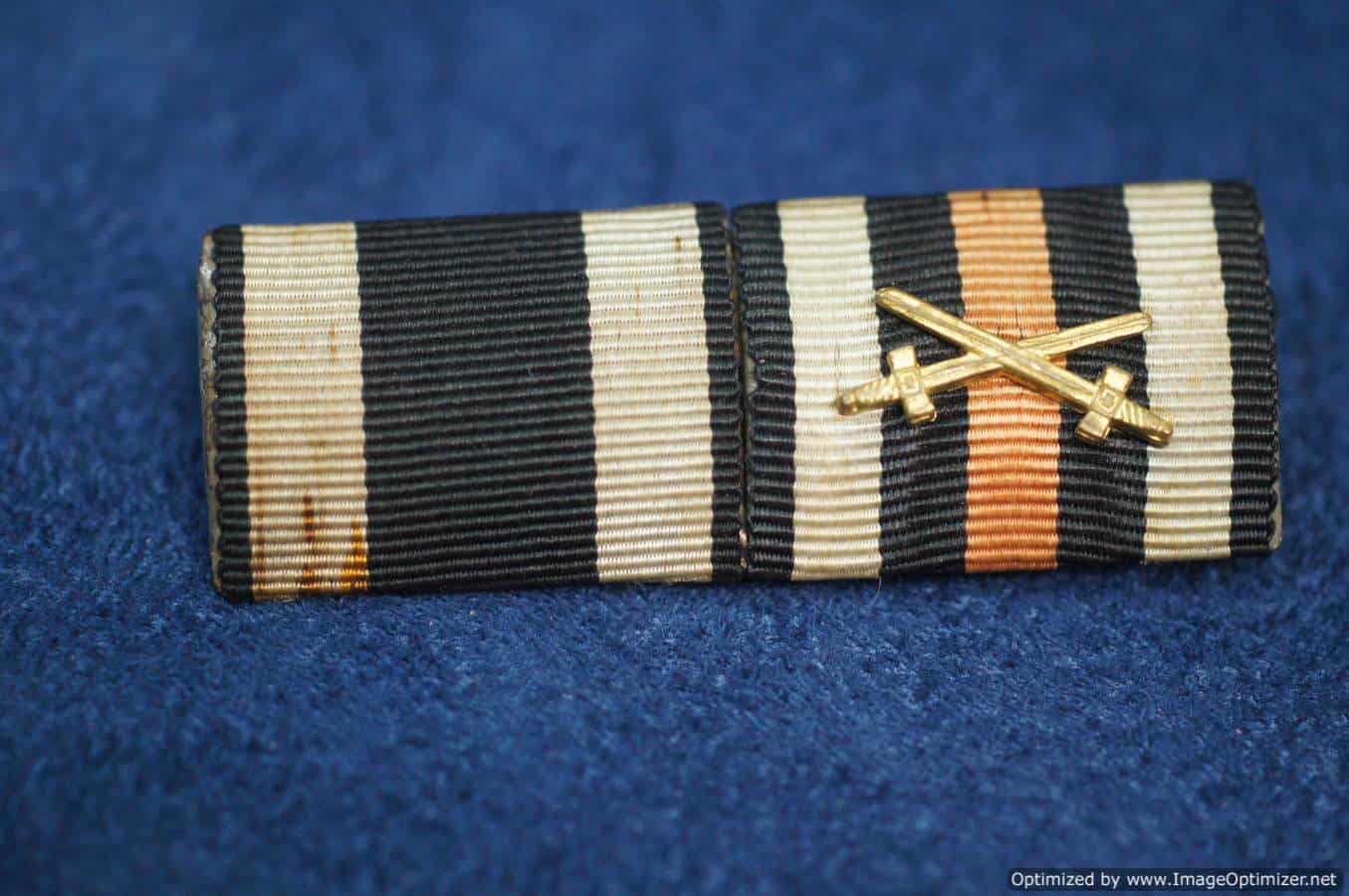 WW1 ribbon bar Iron Cross/ Hindenburg cross