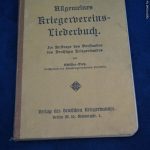 Allgemeines Kriegervereins liederbuch