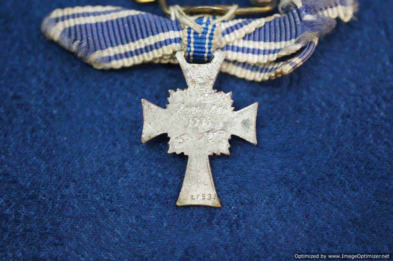Miniature Mother's Cross in silver