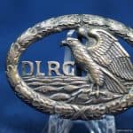 DLRG life saving badge by Assmann. Marked and dated