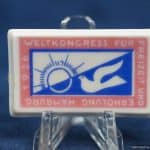 Porcelain Badge World Congress for Leisure and Recreation 1936 Hamburg
