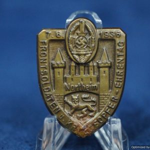 NSKOV 1938 Northeim Frontsoldaten Tinnie