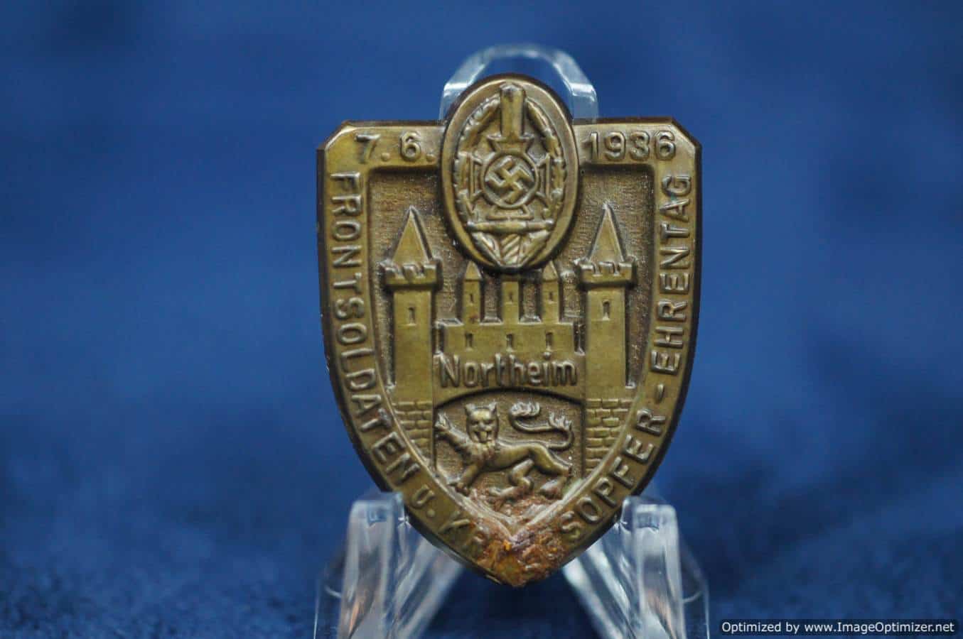 NSKOV 1938 Northeim Frontsoldaten Tinnie