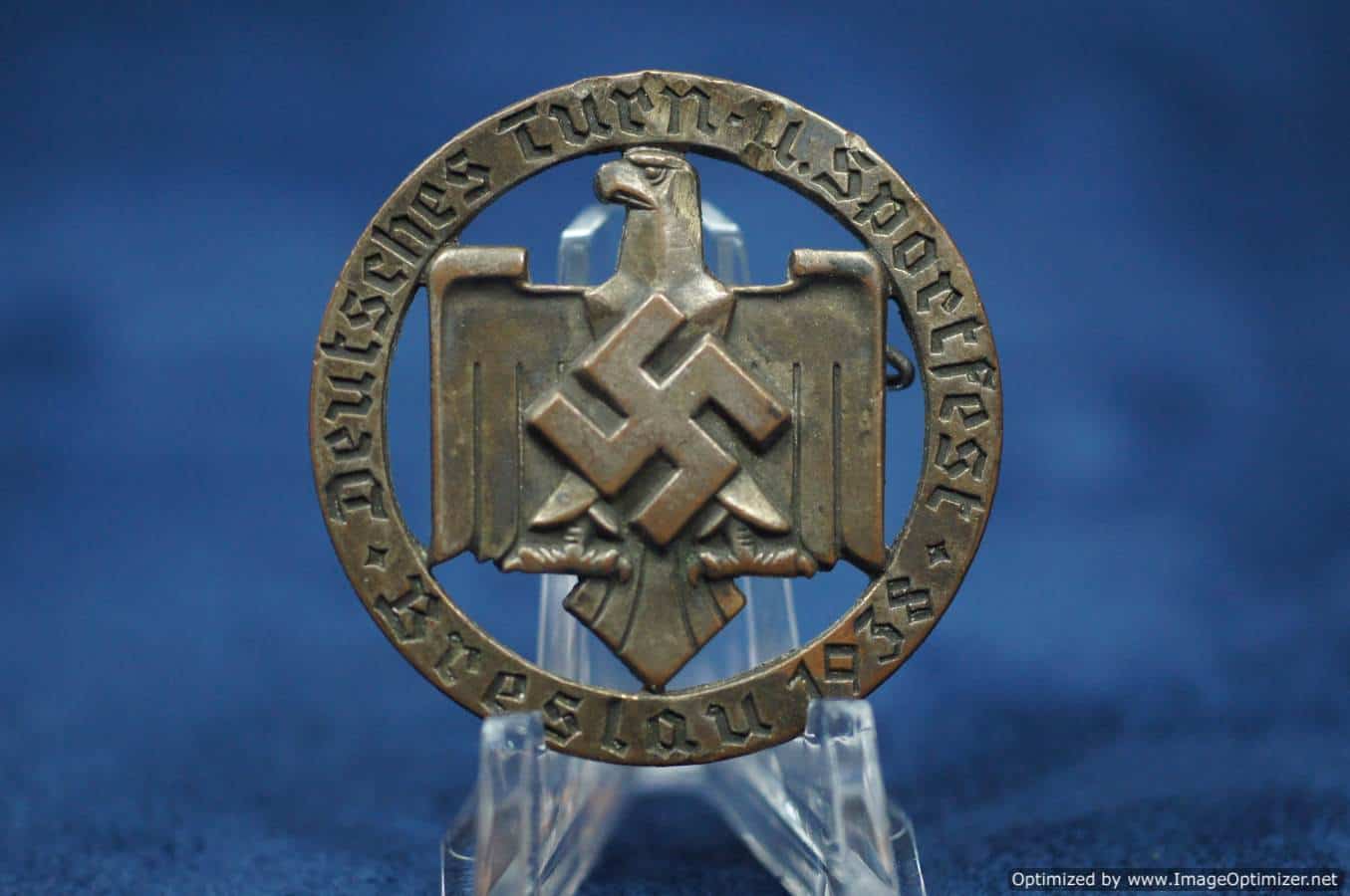 1938 Deutsches Turn und. Sportfest NSRL badge