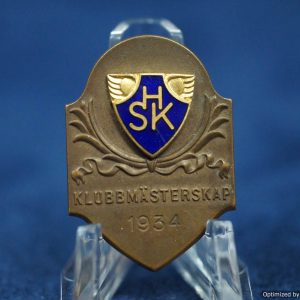 klubbmasterskap HSK 1934 pin