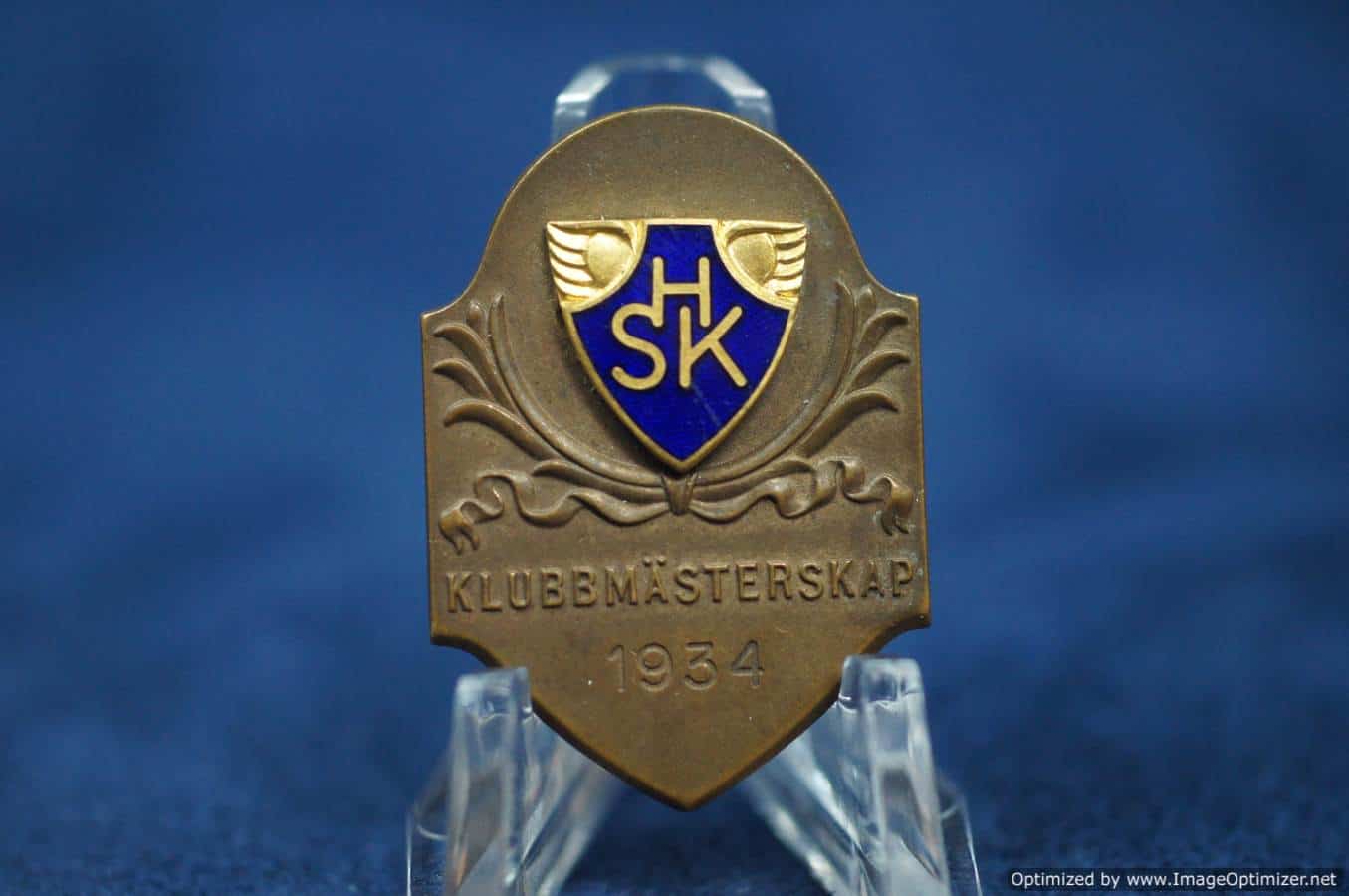 klubbmasterskap HSK 1934 pin