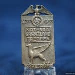 1933 Karlsruhe NSDAP Meeting Badge, By R. Schenkel