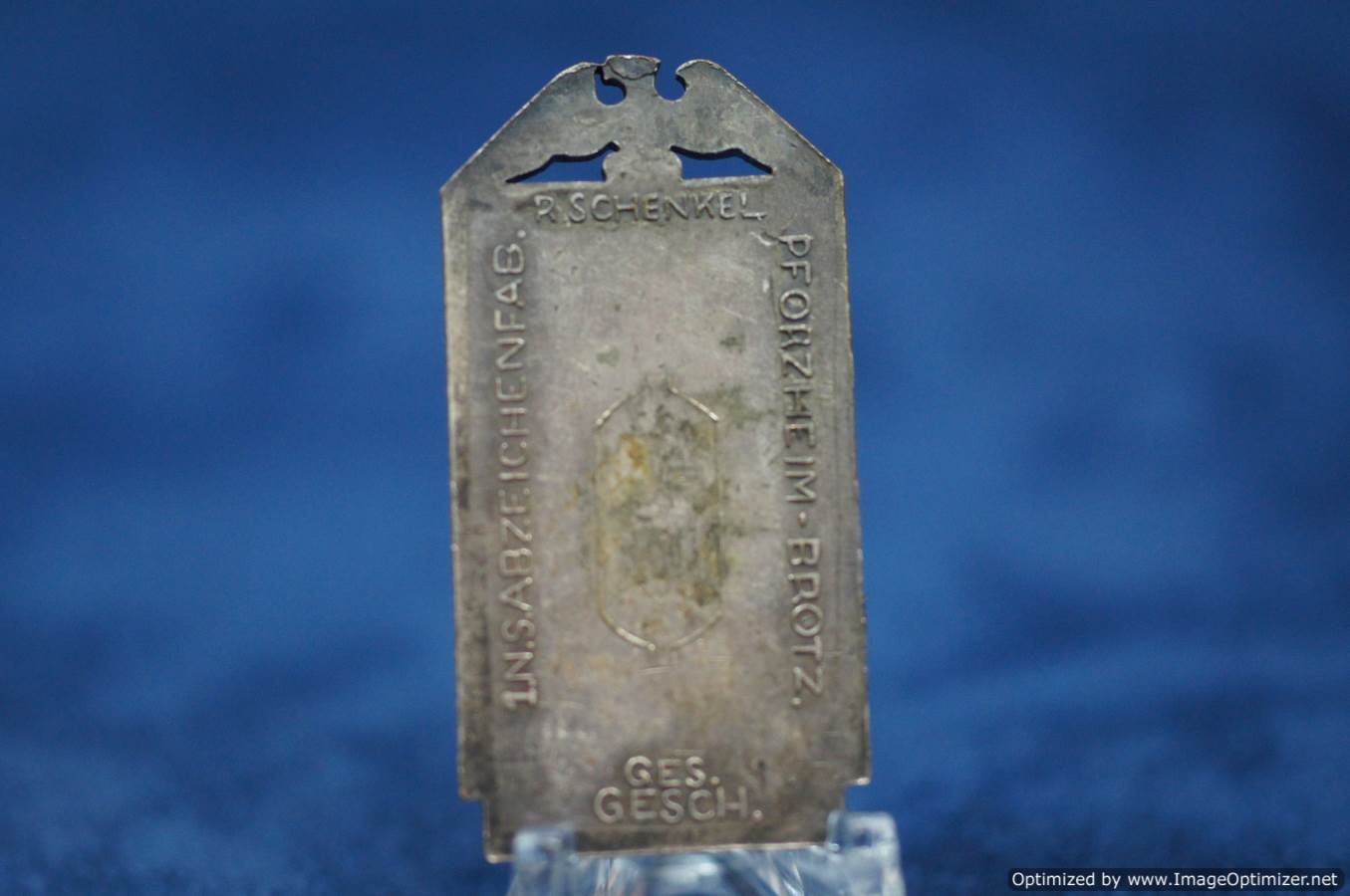 1933 Karlsruhe NSDAP Meeting Badge, By R. Schenkel