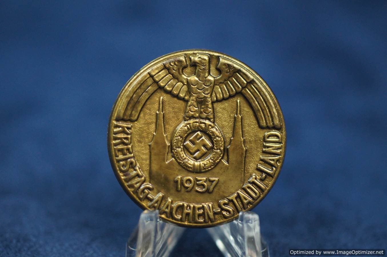 kreistag aachen stadt land tinnie in gold