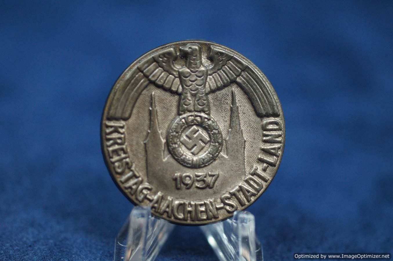 kreistag aachen stadt land tinnie in bronze
