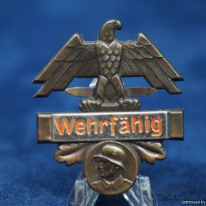 Wehrfahig Badge/ Fit for Service badge