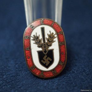 Arbeits Dank pin