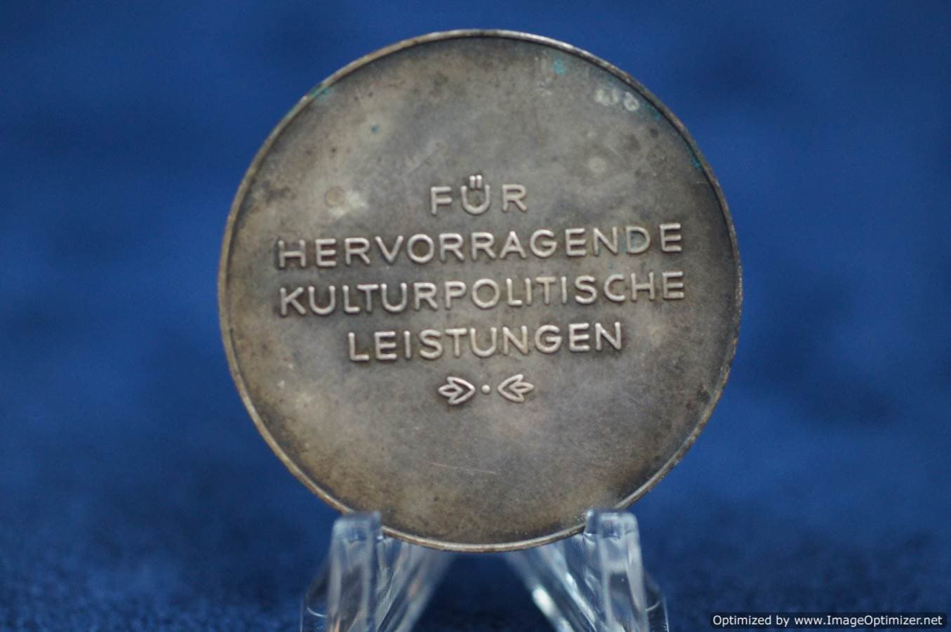SMGL-2875 Johannes R. Becher cultural-political achievement table medal