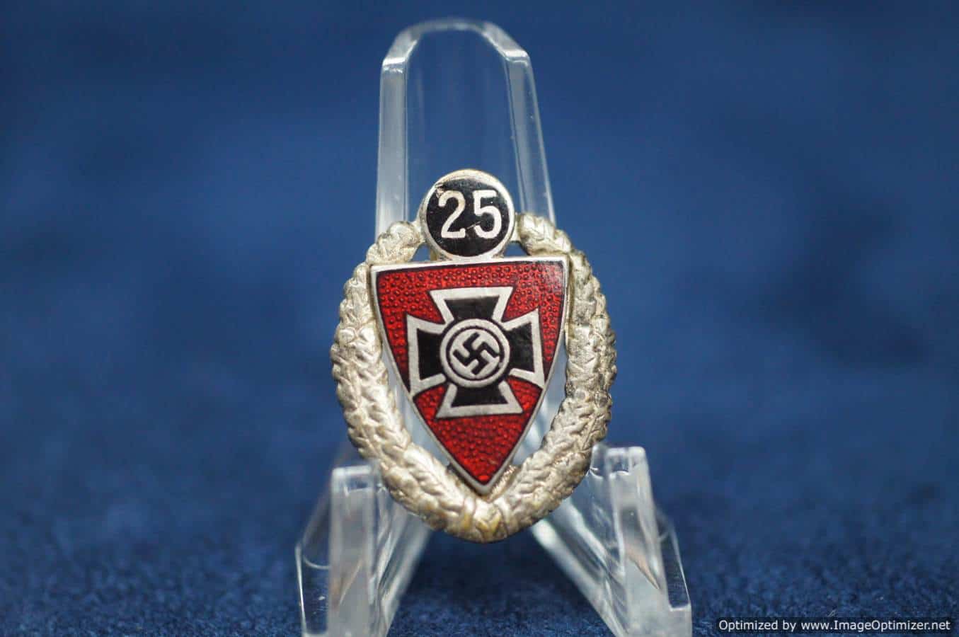 NSRKB Veteran Stick pin shield 25 year