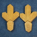 WHW Rune/leaf Wooden pin