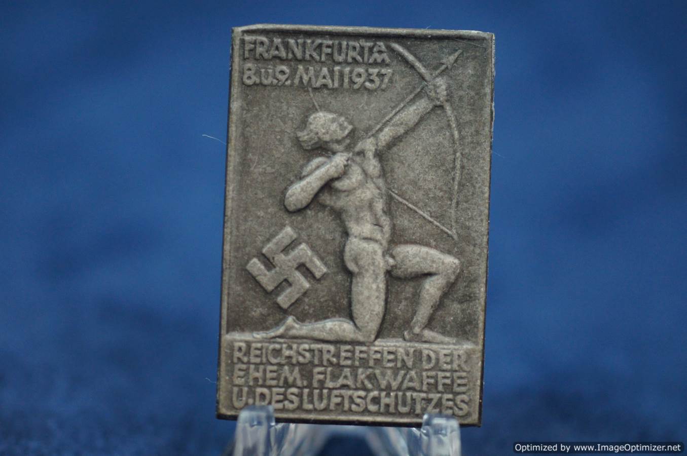 Frankfurta flakwaffe luftschutzes 1937 tinnie