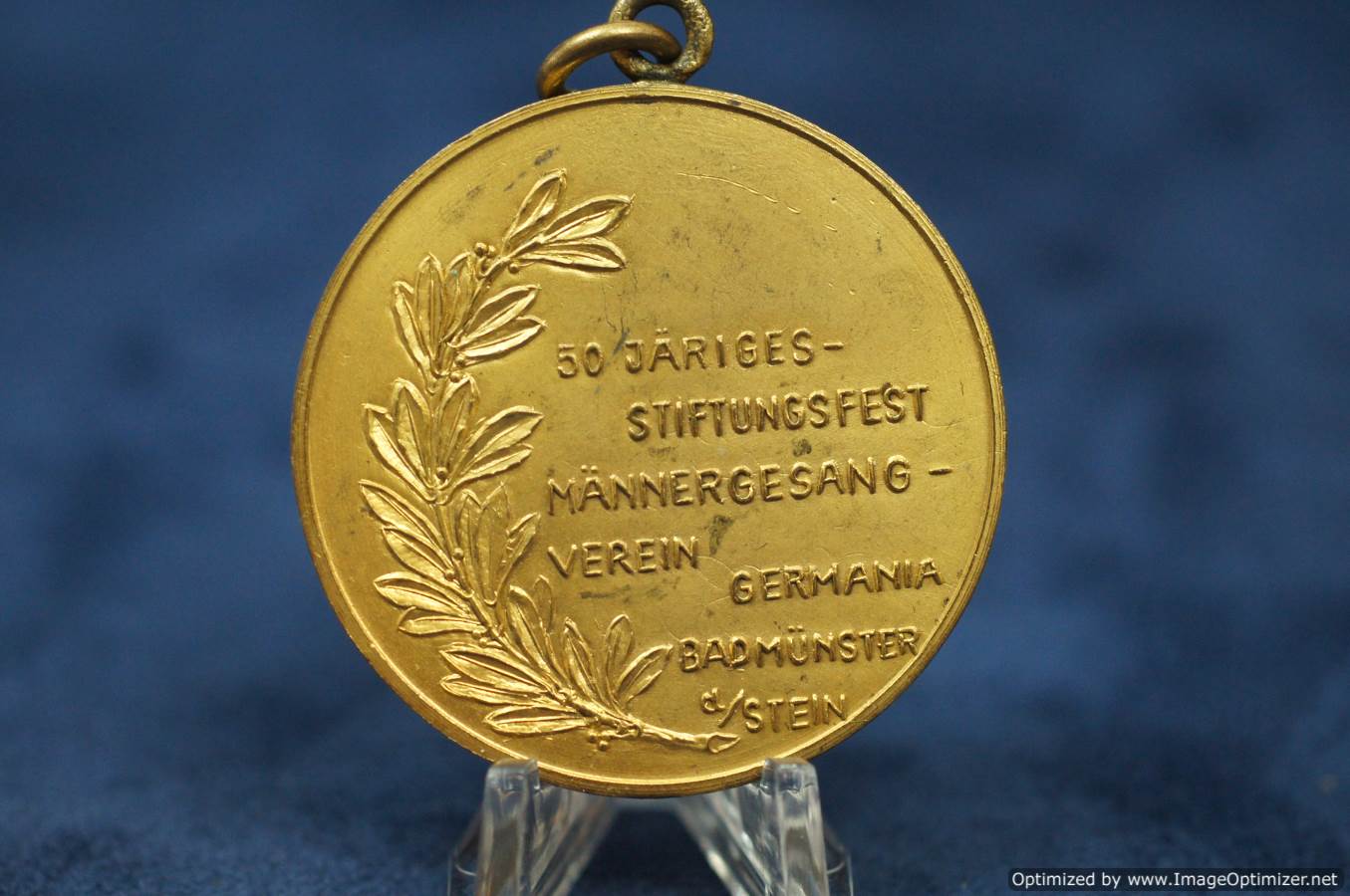 50 jähriges stiftungsfest männergesangverein medal
