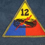 US WW2 12th armored Division patch