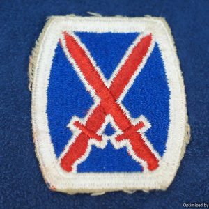 US WW2 10th mountain Division patch