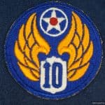 US WW2 10th Army Airforce Patch