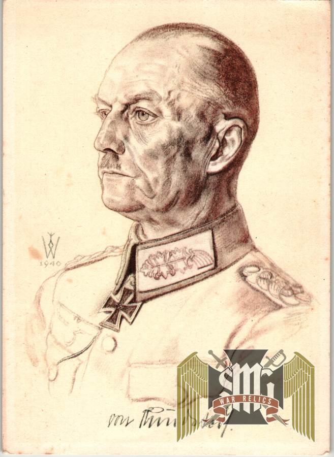 Field Marshal Rundstedt Post card