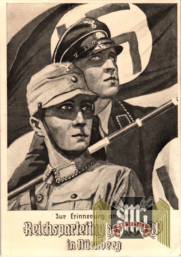 SMGL-3097 Erinnerung an den Reichsparteitag der NSDAP in Nürnberg Post card