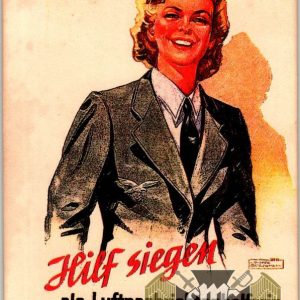 1941 HILF SIEGEN ALS LUFT- NACHRICHTEN- HELFERIN Post card