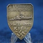 SA Aufmarsch gruppe Nordmark Kiel 1933 Tinnie