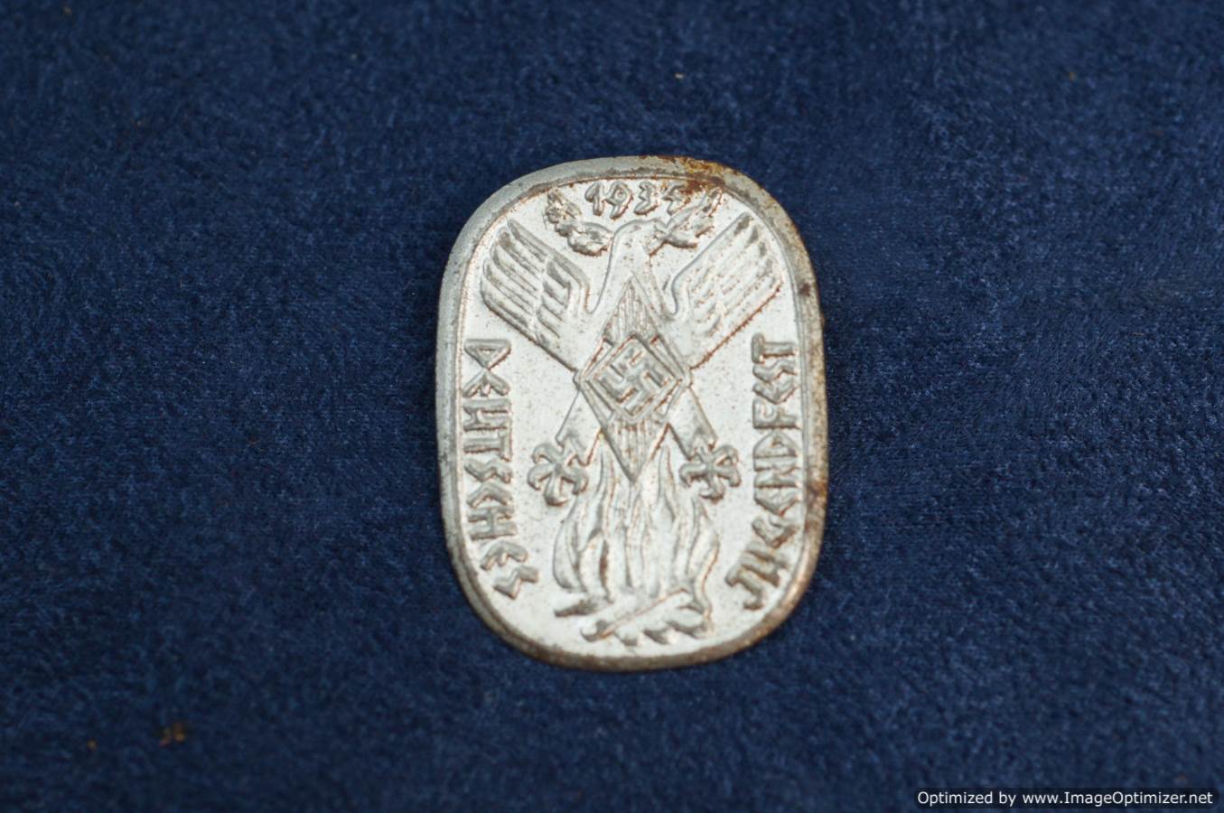 1935 Jugendfest Hitler youth Tinnie