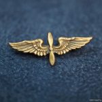 US Silver mini Aircorps Wings
