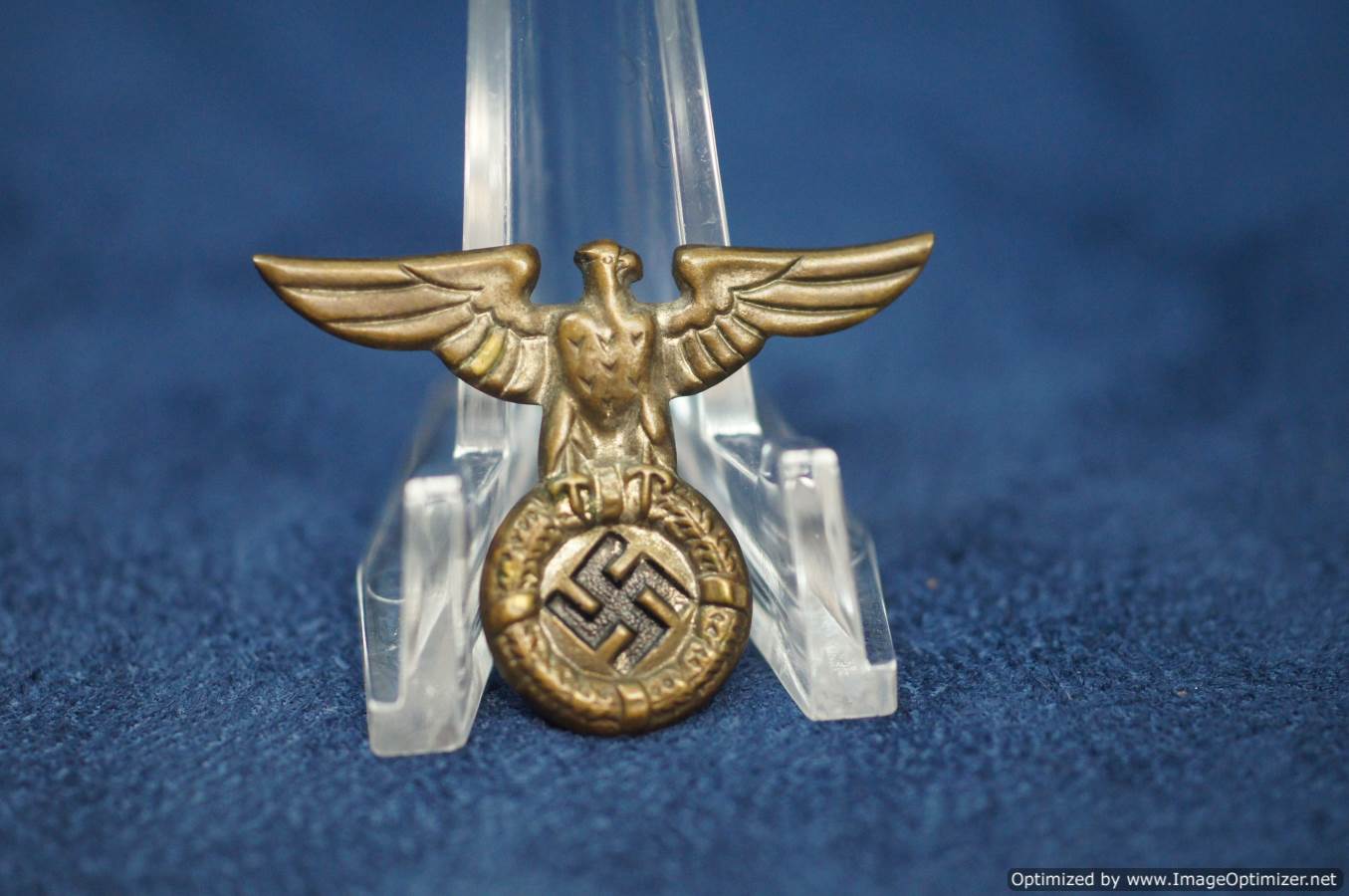 SA/SS or early political cap eagle in Tombac