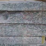 Original U.S. WWII 1943 Color Silk Escape Map 43/A 43/B