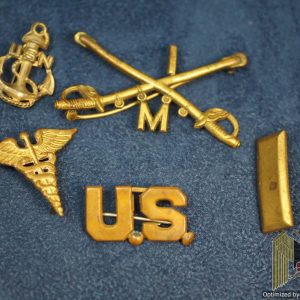 SMGL-2803 US insignia Assortment ww1/ww2 5pcs