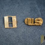 Silver marked Captain bars and Silver US Lapel insignia