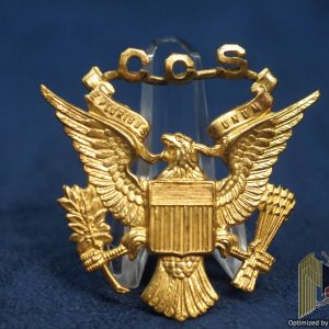 U.S. WW2 CCS Army Officers Visor eagle