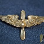 U.S. WW2 Sterling marked Aircorps Lapel pin 38mm