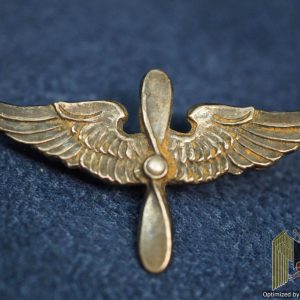 U.S. WW2 Sterling marked Aircorps Lapel pin 38mm