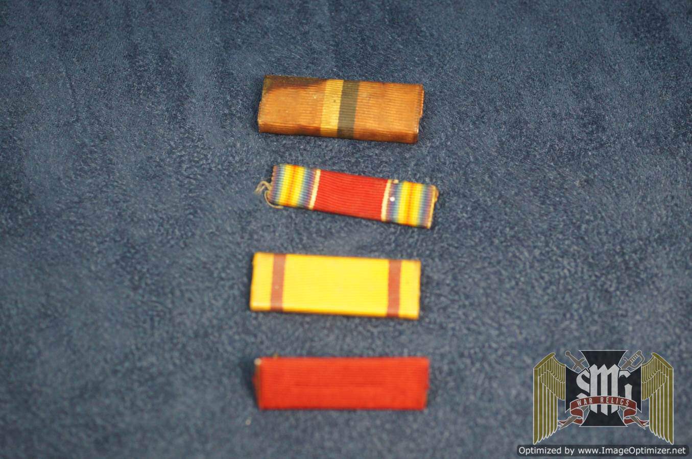 U.S. WW2 Assorted ribbon bars 4pc lot