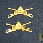 Vintage US Armourd Cavalry lapel pin matched set