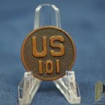 U.S. WWI US 101 Collar Disc