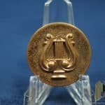 U.S. WWII Early screw back type Musician Collar Disc