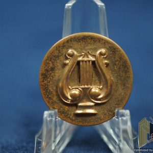 U.S. WWII Early screw back type Musician Collar Disc
