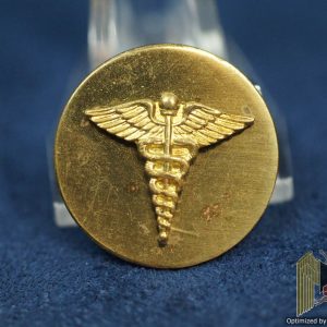 U.S. WWII Early screw back type medical Collar Disc