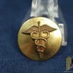 U.S. WWII Early screw back type medical Collar Disc